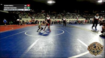 61 lbs Round Of 16 - Elijah Kroll, Raw Wrestling Club vs Decker Thaxton, Blanchard Wrestling Club