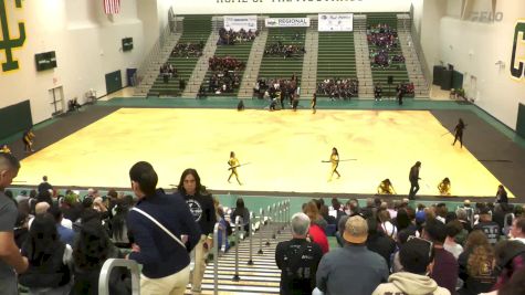 Downey HS "Downey CA" at 2025 WGI Guard Manhattan Beach Regional