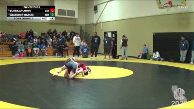 76 lbs Cons. Round 2 - Lorenzo Choto, DCWA vs Xalvador Garcia, Red Wave Wrestling