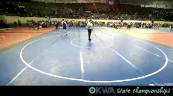 155 lbs Quarterfinal - Elisha Gibbs, Pin-King All Stars vs Gunner Huffman, Vinita Kids Wrestling