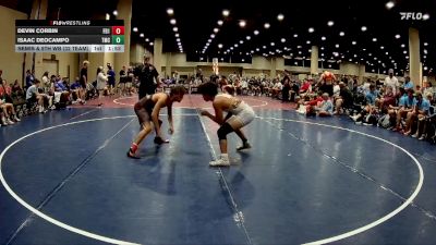 132 lbs Semis & 5th Wb (32 Team) - Devin Corbin, Funky Boyz vs Isaac DeOcampo, Team Mat Clash