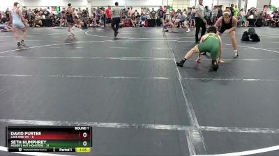 138 lbs Round 1 (6 Team) - Seth Humphrey, Moser`s Mat Monsters vs David Purtee, Lake Erie WC