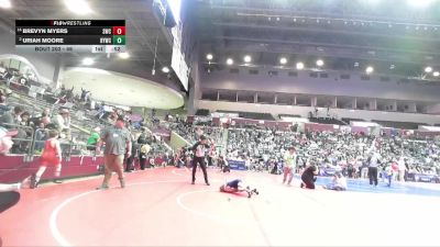 46 lbs Champ. Round 1 - Brevyn Myers, Saints Wrestling Club vs Uriah Moore, Berryville Youth Wrestling Club