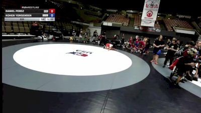 225 lbs Daniel Perez, SCVWA - Santa Clara Valley Wrestling Association vs Kohen Yorgensen, MDWA - Mount Diablo Wrestling Association
