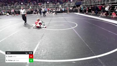 92 lbs Round Of 16 - Chase Cook, Macon Youth Wrestling vs Barry Ritter Jr, Team Oklahoma