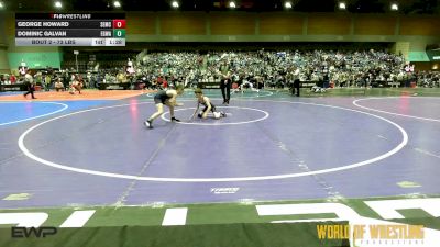 73 lbs Round Of 32 - George Howard, Salem Elite Mat Club vs Dominic Galvan, EGWA