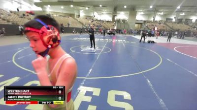 105 lbs Cons. Round 4 - Weston Hart, Venom Wrestling Club vs James Drewry, Wave Wrestling Club