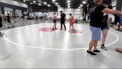 105 kg Quarterfinal - Katelynn Krepps, PA West Pink vs MacKenna Atkinson, Mat Assassins Girls