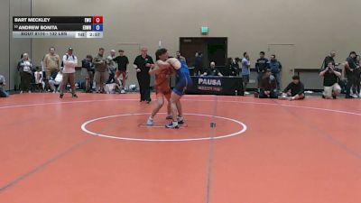 132 lbs Champ. Rd Of 32 - Bart Meckley, Exodus Wrestling Club vs Andrew Bonita, Edge Wrestling