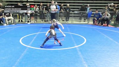 55 lbs Round Of 16 - Atticus Lee, Northern Valley vs Arturo DelVecchio, Cordoba Trained