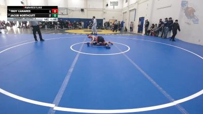 124 lbs Champ. Round 2 - Troy Canares, Lincoln (Stockton) vs Jacob Northcutt, Santa Teresa