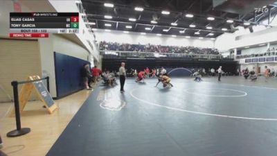 133 lbs Cons. Round 2 - Tony Garcia, Moorpark College vs Elias Casas, UNATTACHED