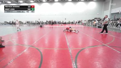 90 lbs Rr Rnd 3 - Treyson Denning, East Carolina Elite - EL vs Jimmy Long, TDWC Minions Blue - EL