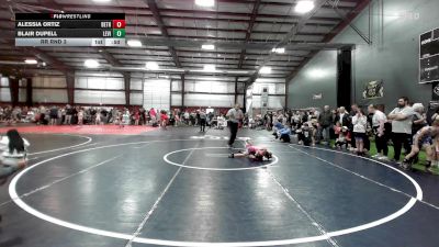 51 lbs Rr Rnd 3 - Alessia Ortiz, Bethlehem vs Blair Dupell, Levittown