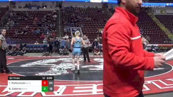 120 lbs Quarterfinal - Travis Riefenstahl, Saucon Valley Hs vs Nick Salerno, Burrell Hs