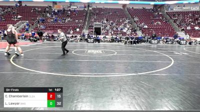 189 lbs Qtr-finals - Carter Chamberlain, Clearfield vs Lucas Lawyer, Bishop McDevitt