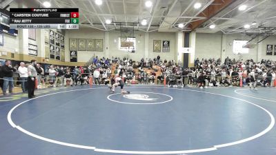 120 lbs Quarterfinal - Carsten Couture, Franklin County vs Raj Jetty, Foxborough