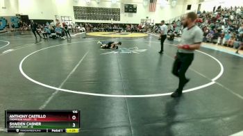 106 lbs Placement - Shaiden Casner, Cheyenne East vs Anthony Castillo, Thompson Valley