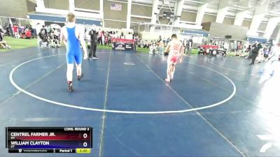 150 lbs Cons. Round 3 - Centrel Farmer Jr., NV vs William Clayton, UT