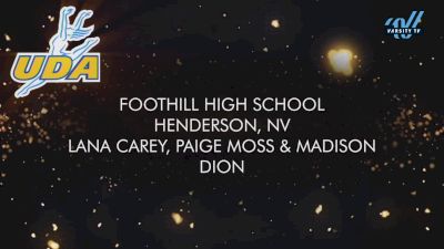 Foothill High School [2025 Small Varsity Division I - Hip Hop Finals] 2025 UDA National Dance Team Championship