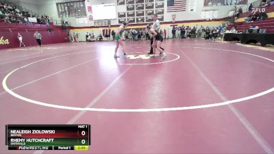 105 lbs Quarterfinal - Rhemy Hutchcraft, SMITHVILLE vs Nealeigh Ziolowski, BENTON