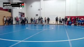106 lbs Champ. Round 2 - Cale Beattie, Hamilton Southeastern vs Vince McCoy, South Bend Riley