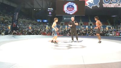 120 lbs Cons. Sub-rd Of 32 - Miles Molina, Maryland vs Domenico Novosel, California