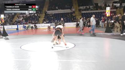 145 lbs Quarterfinal - Danielle Haen, Taunton vs Tessa Johnson, Mansfield