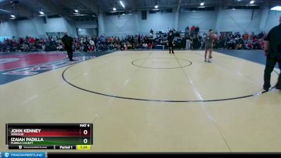 132 lbs Semifinal - Izaiah Padilla, Pueblo County vs John Kenney, Windsor
