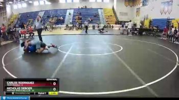 126 lbs Semis & Wb (16 Team) - Nicholas Deboer, Heritage Wrestling Club vs Carlos Rodriguez, Team Osceola