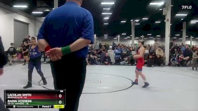 96 lbs Round 8 (10 Team) - Radin Hosseini, So Cal Hammers vs Lachlan Smith, Brawler Elite