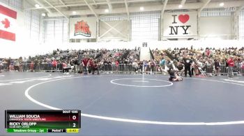 106 lbs Cons. Round 2 - Ricky Orlopp, Club Not Listed vs William Soucia, Canastota Youth Wrestling