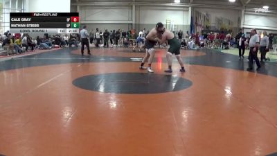 285 lbs Cons. Round 1 - Nathan Stiebs, UW Parkside vs Cale Gray, University Of Indianapolis