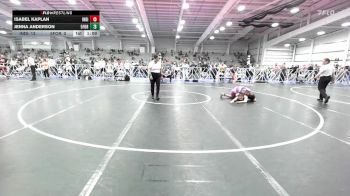 114 lbs Semifinal - Isabel Kaplan, Indiana Outlaws Pink vs Jenna Anderson, 5forty Lady Brawlers