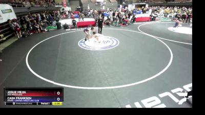 126 lbs Champ. Round 2 - Josue Mejia, ASG WRESTLING vs Cash Franksen, Daniel Cormier Wrestling Club