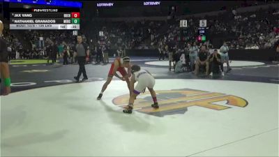 106 lbs Consolation - Jax Vang, Buchanan (CS) vs Nathaniel Granados, Merced (SJ)