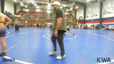 120 lbs Quarterfinal - Camden Davis, Coweta Tiger Wrestling vs Kyus Eulitt, Raw Wrestling Club