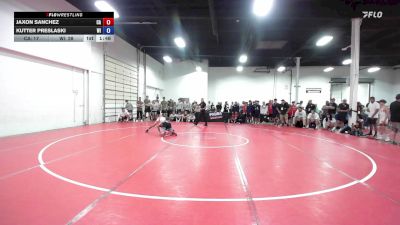 96 lbs Jaxon Sanchez, California vs Kutter Preslaski, Wisconsin
