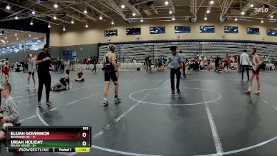 105 lbs Round 6 (8 Team) - Uriah Holiday, Rough House vs Elijah Governor, Richmond WC