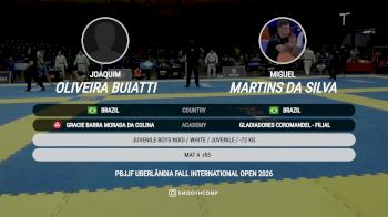 Replay: Mat 4 - 2026 PBJJF Uberlandia Fall Int'l Open | May 31 @ 9 AM