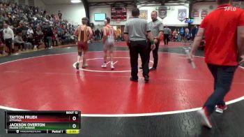 126 lbs Round 1 - Tayton Frueh, Ottumwa vs Jackson Overton, Prairie City Monroe