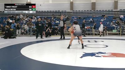 110 lbs Champ. Rd Of 16 - Bella Reyes, Scotsmen Wrestling Club vs Emily Finley, Wichita Training Center