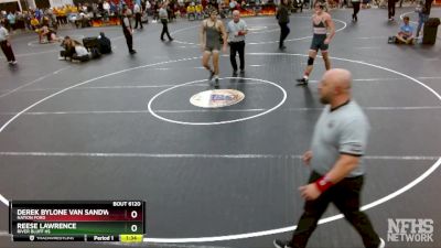 5A 190 lbs Semifinal - Derek Bylone Van Sandwyk, Nation Ford vs Reese Lawrence, River Bluff Hs