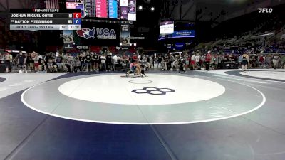 150 lbs Cons. Rd Of 32 - Joshua Miguel Ortiz, NJ vs Dayton Fitzgibbon, WA