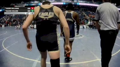 2A 150 lbs Cons. Round 1 - Nasir Williams, Eastern Wayne vs Blake Collins, Surry Central