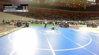 5A Boys 106 lbs Champ. Round 1 - Talen Elizando, Eagle Point Boys vs Alexander Nunez, Dallas Boys