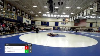 157 lbs Semifinal - Zach Rioux, Worcester Polytechnic vs Leonardo Maiulol, Williams
