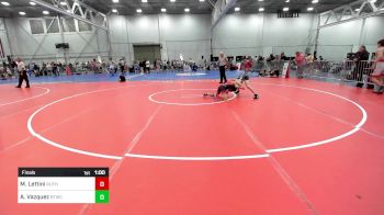 95 lbs Final - Marco Lettini, Ruthless Wrestling Club vs Aryan Vazquez, Btwc