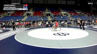 144 lbs Cons. Rd Of 64 - Camron Bennett, IA vs Jacob Thompson, MI