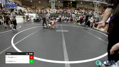 64 lbs Quarterfinal - Tucker Pruett, Smith Wrestling Academy vs Hollis Short, Shelton Wrestling Academy